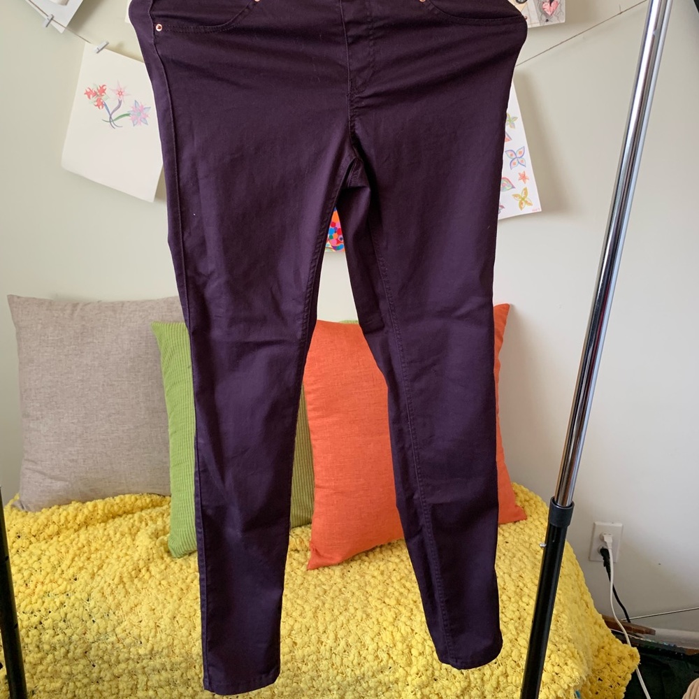 Purple Skinny Jeans